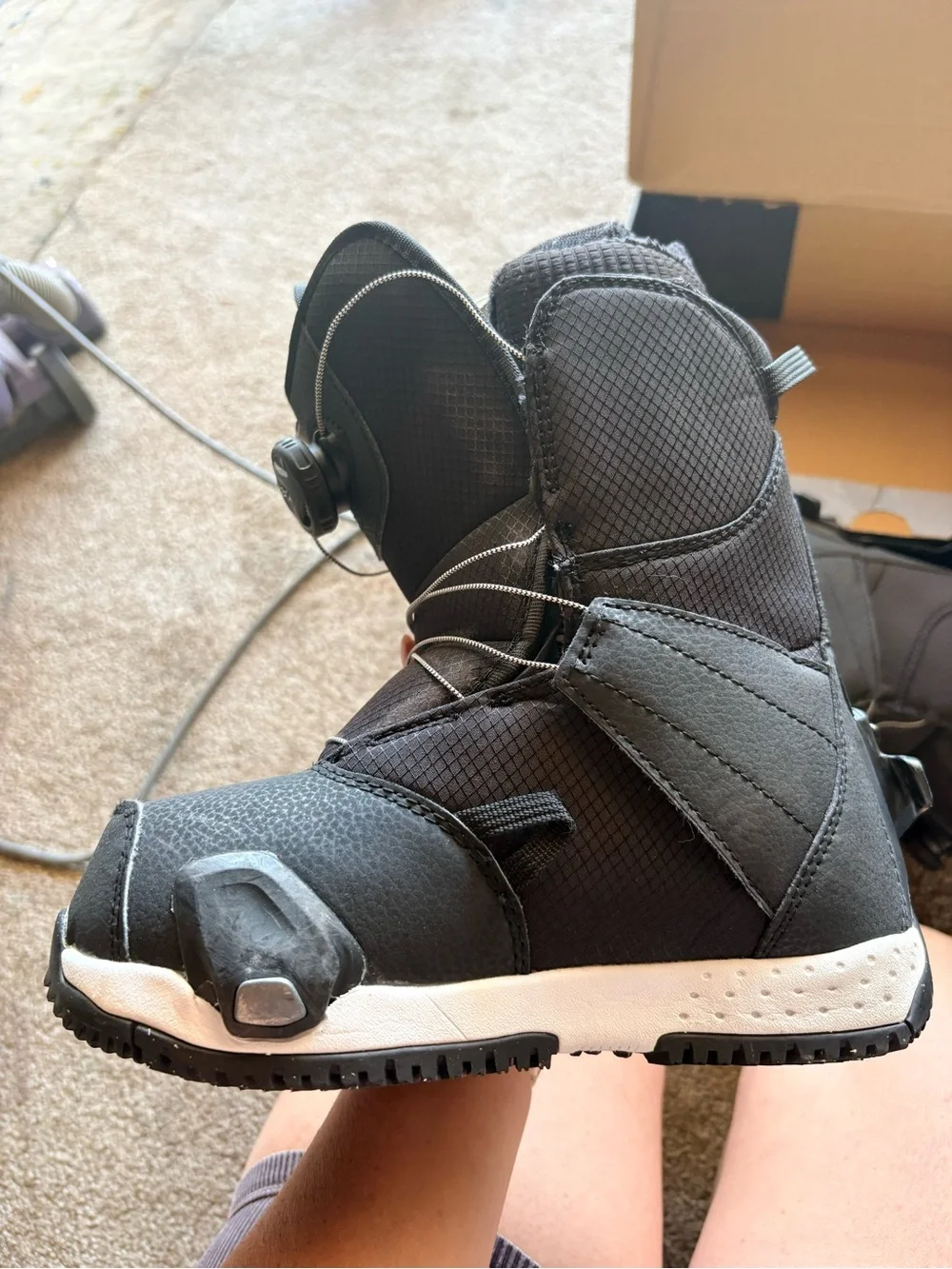 Used Burton Kids' Step On Snowboard Boots with Boa Closure
